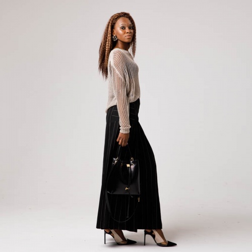 Джемпер OROBLU Песочный джемпер в сетку фото 2