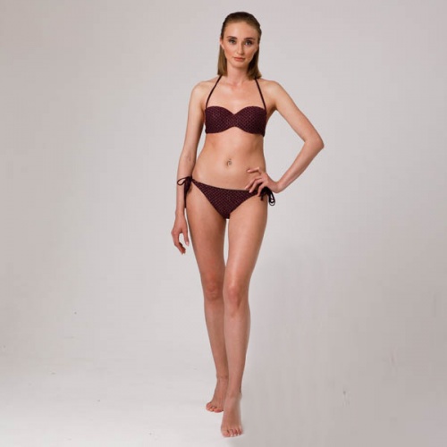 Раздельный купальник с сливового цвета OROBLU  фото 2