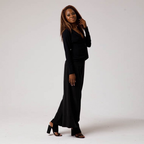 Жакет OROBLU черного цвета на молнии фото 3